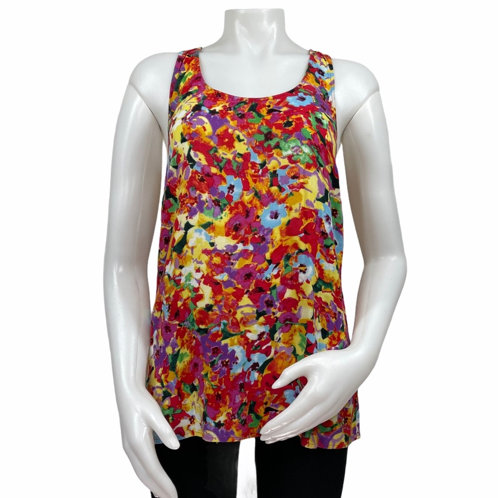 💐CAbi Floral Print Multi-Color Luisa Tank💐
